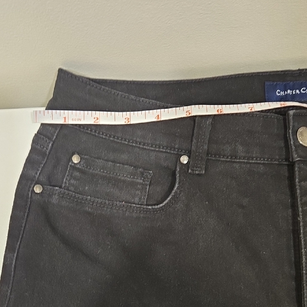 Charter Club Black Denim Pants - Picture 7 of 12